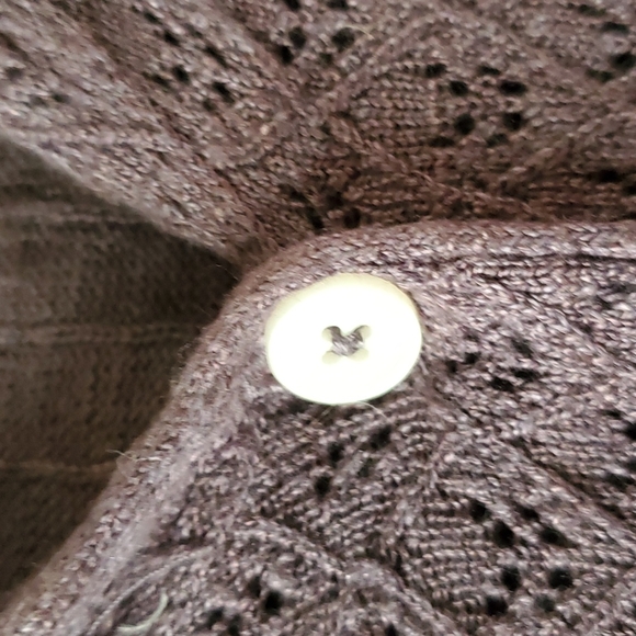 Free People Crop Crochet Sweater Top - Picture 3 of 5